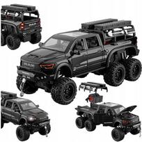 Metalinis modelis DODGE RAM 1000 MAMMOTH pikapas, 1:24, su LED ir garsu