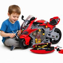 Vaikiškas variklis SMALL MECHANIC, dirbtuvių įrankių rinkinys