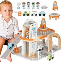 Medinė automobilių stovėjimo aikštelė Tooky Toy