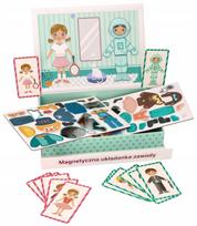 Magnetinis Montessori dėlionės žaidimas AdamToys, vaikams nuo 3 metų