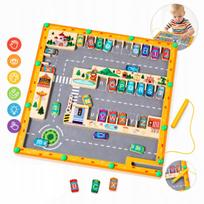 Medinė Montessori abėcėlės dėlionė