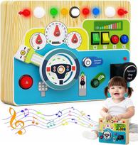 Montessori lavinamoji lenta su LED šviesomis, automobilio formos