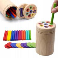 Spalvų rūšiavimo Montessori žaislas kūdikiams
