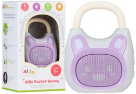 Vaikiška muzikos grotuvas Alilo Pocket Bunny K1, violetinis/vanilinis