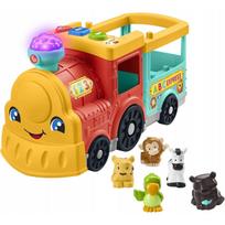 Žaislinis traukinukas Fisher-Price Little People su 5 gyvūnais HHH93