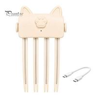 Travel Friendly Hair Styler Electric Heated Volume Clip, Rechargeable Volumizing Clip for Bangs Styling, Styling Tool Root Lifter Fine Flat Comb with rožinė