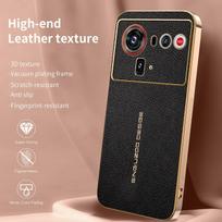 For Nubia Z80 Ultra Z60 Ultra premium electroplated lychee-textured phone case that’s shockproof and fingerprint-resistant For Nubia Z60 Ultra juoda