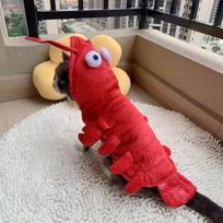 Pet Lobster Clothes Dog Cat Funny Costume Unique Suit for Dogs Dress Up Supplies XS（old） red