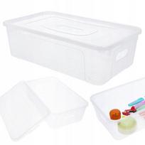 Talpykla plastikinė su dangčiu, 5l, skaidri