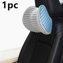 Comfort Memory Foam Car Headrest Massage Neck Pillow Chinese Wood Beads Cool Breathable Pillow Head Pain Relief Car D gray