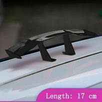 Universalus automobilio galinis spoileris mini modifikuotos auto dalys galinis anglies pluošto juodas anglies sidabrinis galinio modelio dekoras 25CM-carbon fiber gray