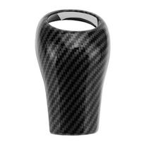 Carbon Fibe Style Gear Sticker Shift Knob Stick Button Cap Cover Fit For Mercedes Benz W204 W212 A C E G CLS SLK For SLK 2009-2012 gray