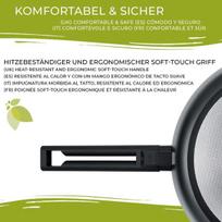 Berndes Starter b.nature keptuvė su tvari kvarco danga, tinkama indukcinėms viryklėms, atspari įbrėžimams, 20 cm, balta