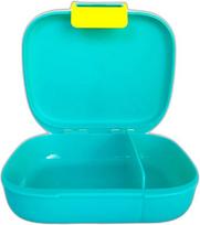 Tupperware To Go 1, 2, 3 pietų dėžutė su skyriumi, turkio spalvos, geltona, vaikams į mokyklą