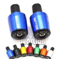 CNC 22MM Handlebar Grips Handle Bar Cap End Plugs For SUZUKI GSR 750 600 400 LOGO GSR juoda