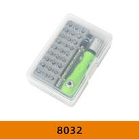32-in-1 tikslus atsuktuvų rinkinys nešiojamojo kompiuterio ir telefono remontui su magnetiniais antgaliais gray