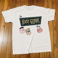 The RICKY GERVAIS SHOW Heavy Cotton White T Shirt S-5XL TT479 Unisex T-Shirt M black