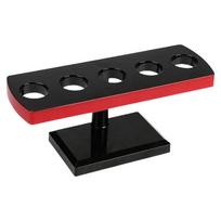 Plastic Cone Holder Sushi Rolls Display Holder Sushi Serving Tray Sushi Presentation Plate for Home or Restaurant Use black