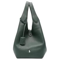 Polo Ralph Lauren Embroidered Pony Logo Tote Bag Shopping Bag Women tote Dark-Green 428938031018 Basic Set (Bag+Dust Bag) black