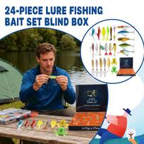 Merry Christmas Advent Calendar Fishing Christmas Countdown, Fishing Tackle Advent Calendar For Fish Adult Men Teen Boys 24-Day Countdown 24pcs One Size