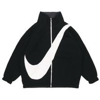 Nike Apsukama Sherpa vilnos pastorinta striukė pavasariui moterims viršutiniai drabužiai juoda CZ4064-010 M black