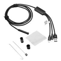 AEE2-Mobile Phone Endoscope High-Definition Endoscope High-Definition Endoscope 4-In-1 Endoscope Waterproof Car Endoscope white