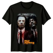 Pulp Fiction (1994 m) Filmo plakato įkvėpti marškinėliai Retro marškinėliai Unisex 5XL