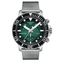 Tissot Seastar 1000 Chronograph - Dark Green Dial (Mesh Strap) T120.417.11.091.00