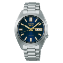 Seiko 5 Sports  – Blue, Vintage gold SRPL55K1