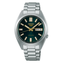 Seiko 5 Sports  – Green, Vintage gold SRPL57K1