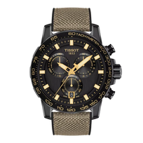 Tissot Supersport Chrono - Black (Fabric Strap) 45.5mm T125.617.37.051.01