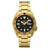 Seiko 5 Sports SKX Gold & Black Automatic SRPK18