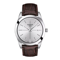 Tissot Gentleman - Silver Dial (Leather Strap) T127.410.16.031.01
