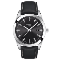 Tissot Gentleman - Black Dial (Leather Strap) T127.410.16.051.00