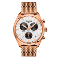 Tissot PR 100 Chronograph Rose Gold and Silver T101.417.33.031.01