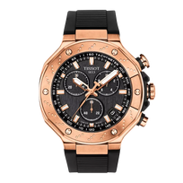 Tissot T-Race Chronograph Rose Gold and Black 45mm T141.417.37.051.00