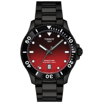 Tissot Seastar Red Gradient Black PVD 40 mm T120.410.33.421.00