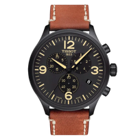 Tissot Chrono XL - Black (Brown Strap) T116.617.36.057.00