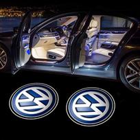 2 vnt. automobilio LED durų lemputės, pasveikinimo projektoriaus lempos, skirtos VW GTI Polo Golf Passat Scirocco Jetta Beetle T-ROC Touareg CC, priedai NL9 gray