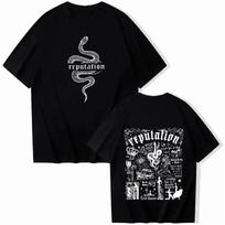 Le Reputation Shirt Reputation Music Shirt Taylor Merck Unisex Tshirt Fan Gift Y2K Street Fashion Printed Unisexs Tshirt M gray
