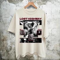 Lost Highway Movie T-shirt, David Lynch Classic Film Tshirt, Vintage Graphic Tees Summer Men's and Women's T-shirt Top XXXXL gray