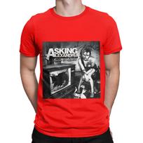 Asking Alexandria Reckless relentless 2225616799 Graphic 100 Cotton TShirt Asking Alexandria Tees Tops For Unisex 4XL gray