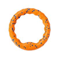 Dog Interactive Outdoor Toy with Ripple & Dot Texture and Pull Ring One Size geltona