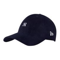 New Era New York MLB Soft Top Curved Eaves Retro NE940 Corduroy Peaked Cap Unisex Couple Style Navy Blue 14450430 tamsiai mėlyna