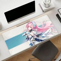 Game Wuthering Waves Aemeath Mouse Pad Non-slip Rubber Gamer Balance Computer Mat Decoracion Deskmat Laptop Office Large 30cmx60cm black