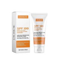 Sunscreen Spf 100, Face Sunscreen, Waterproof Spf 100 Moisturiser Non-Greasy Sunscreen Lotion for Face Body, UVB/UVA Protection Sun Cream Spf 100, Pre