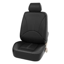 Universalus PU odinis automobilio sėdynių užvalkalų rinkinys, sudėtinga gamyba, ilgaamžė, ilgaamžė automobilio sėdynės apsauga, salonas A black