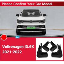 Automobilio sparnų purvasargiai Volkswagen ID.6 X VW ID6 ID 6 2022 Purvasargiai Priekiniai galiniai purvasaugiai Auto Volkswagen ID.6 X black