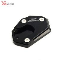 For Kawasaki Z800 Z 800 2012 2013 2014 2015 2016 Motorcycle Aluminum Side Stand Enlarger Kickstand Extension Plate pad