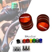 Fit For Yamaha AEROX NVX155 NVX 155 Universal rearview mirror thread bolts rear view adapter screws 8MM 10MM screw pilka spalva